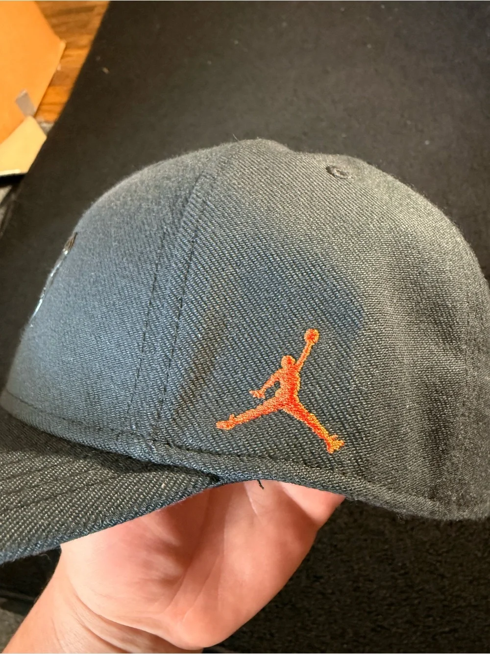 Jordan Gray Cap with Orange Jumpman and Gators Logo